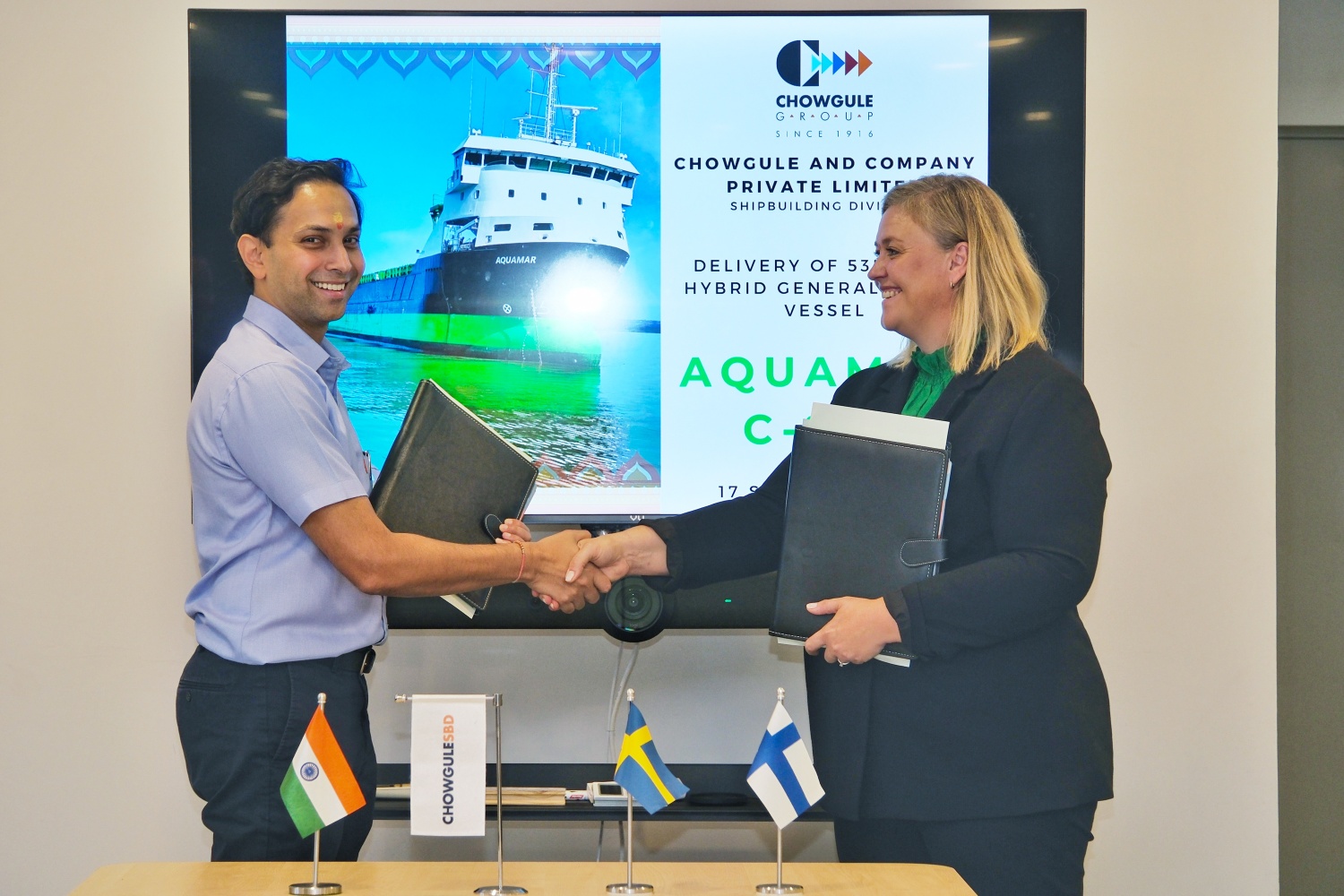 Arjun Chowgule and Frida Rowland
