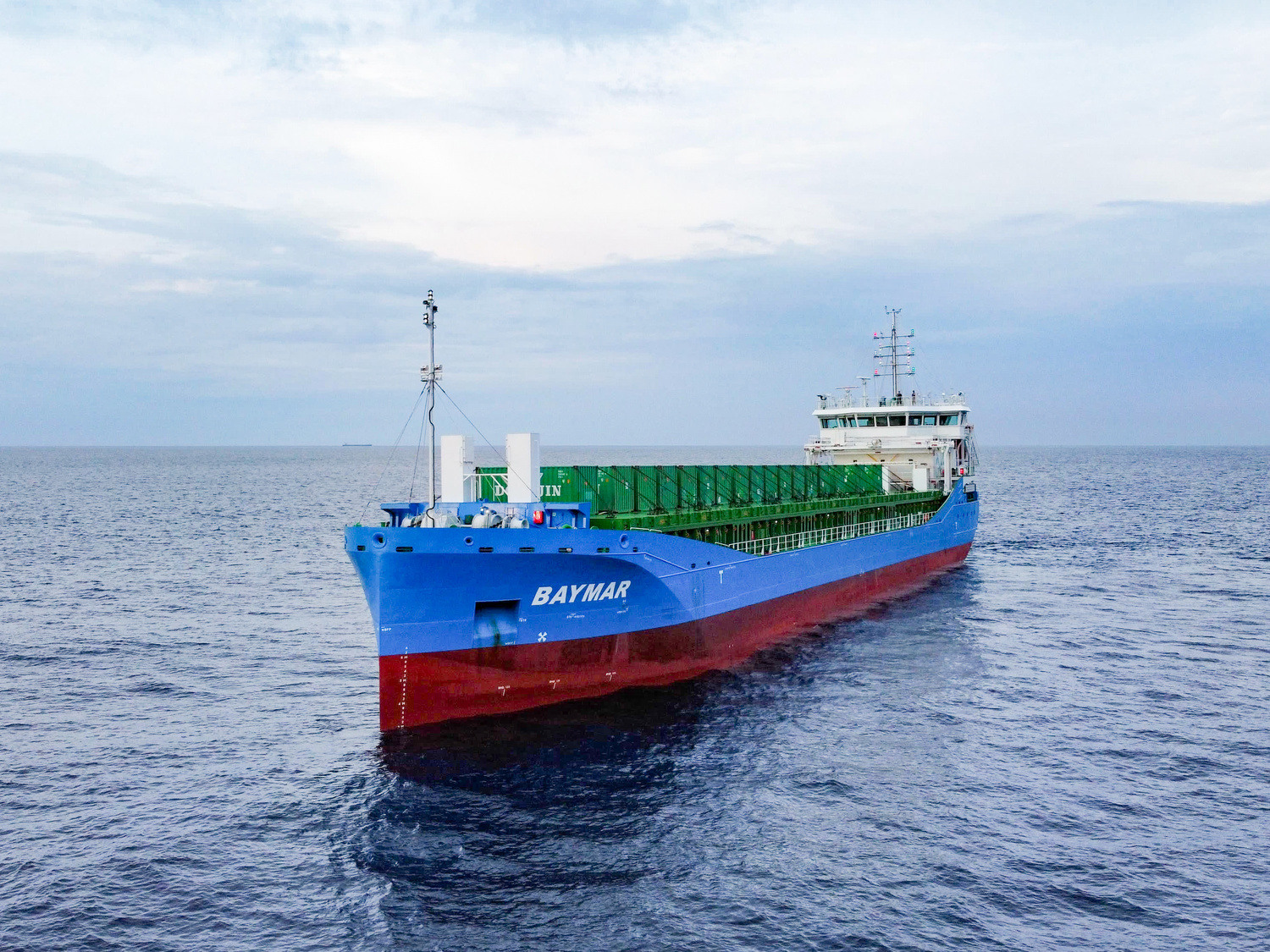 Baymar at sea